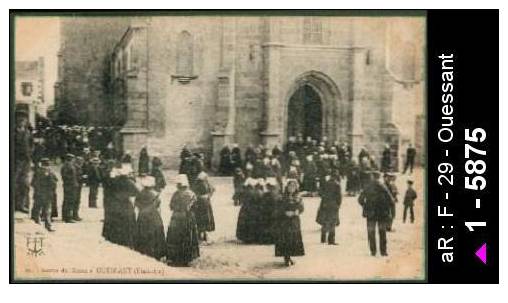 29 Ouessant - Sortie de Messe à OUESSANT (Finistère) - sortie de messe - cpa -  /  D29D  K29155K  C29155C