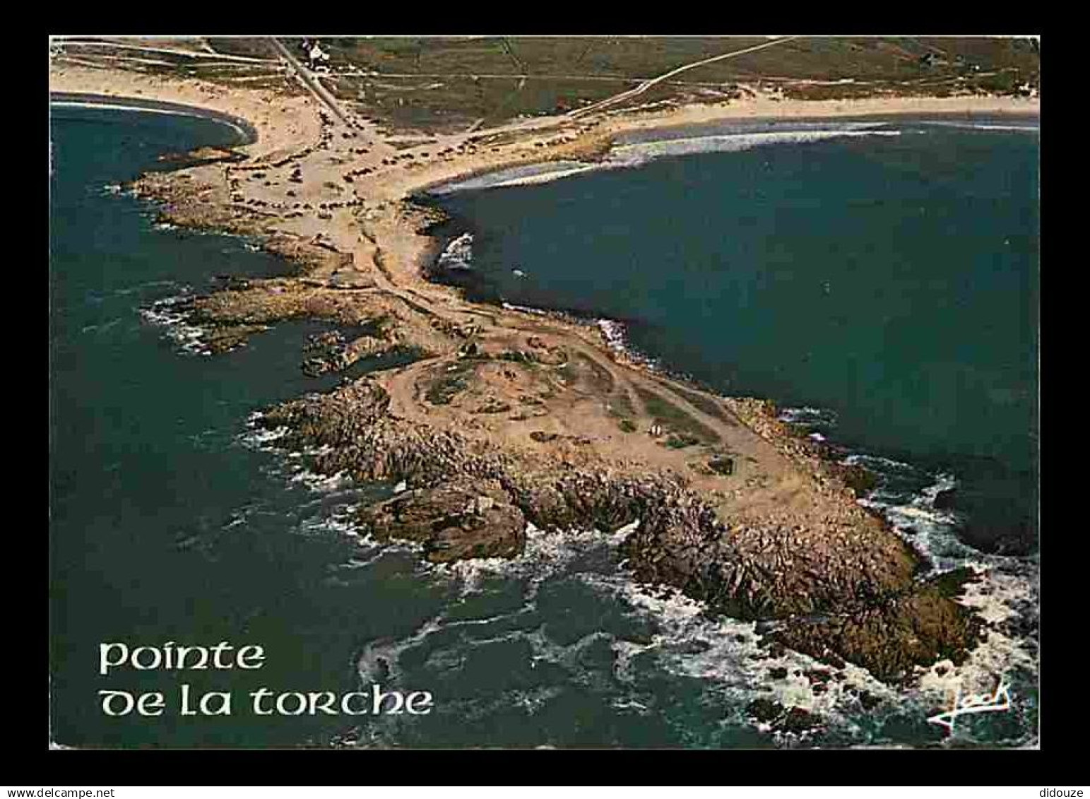 29 - Plomeur - La Pointe de la Torche - Vue aérienne - Flamme Postale - Voir Scans Recto Verso