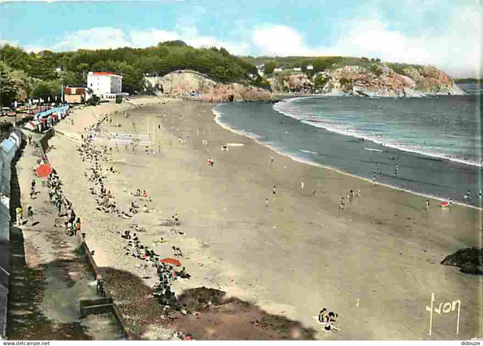 29 - Presqu'ile de Crozon - Morgat - La Plage et l'Hotel de la Mer - Voir Scans Recto Verso