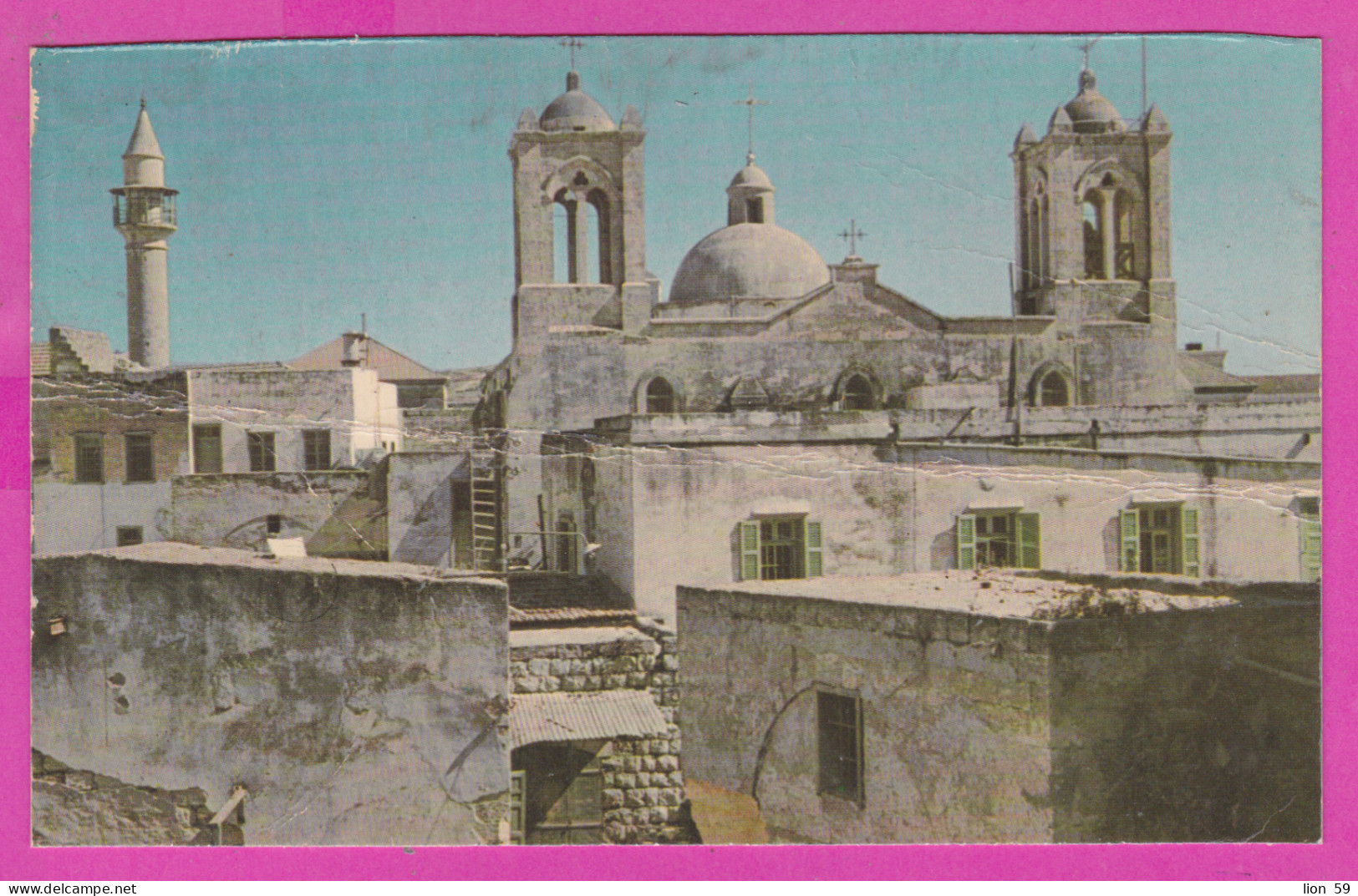 291534 / Israel - Nazareth - Partial View, Greek Catholic Church. PC 5429 Israele