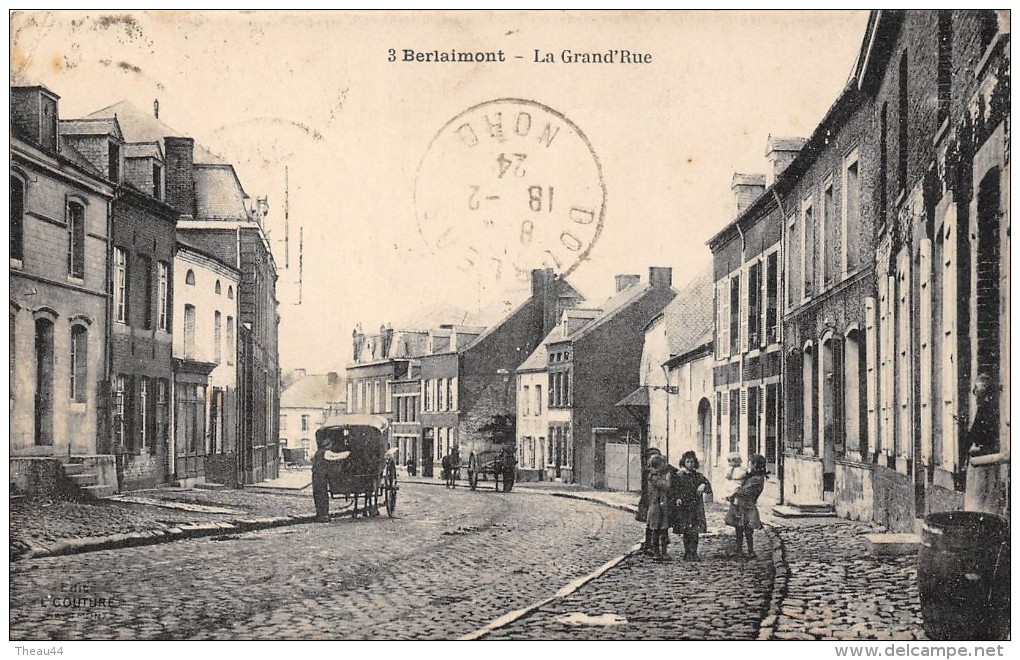 ¤¤  -   3   -   BERLAIMONT   -   La Grande'Rue     -  ¤¤