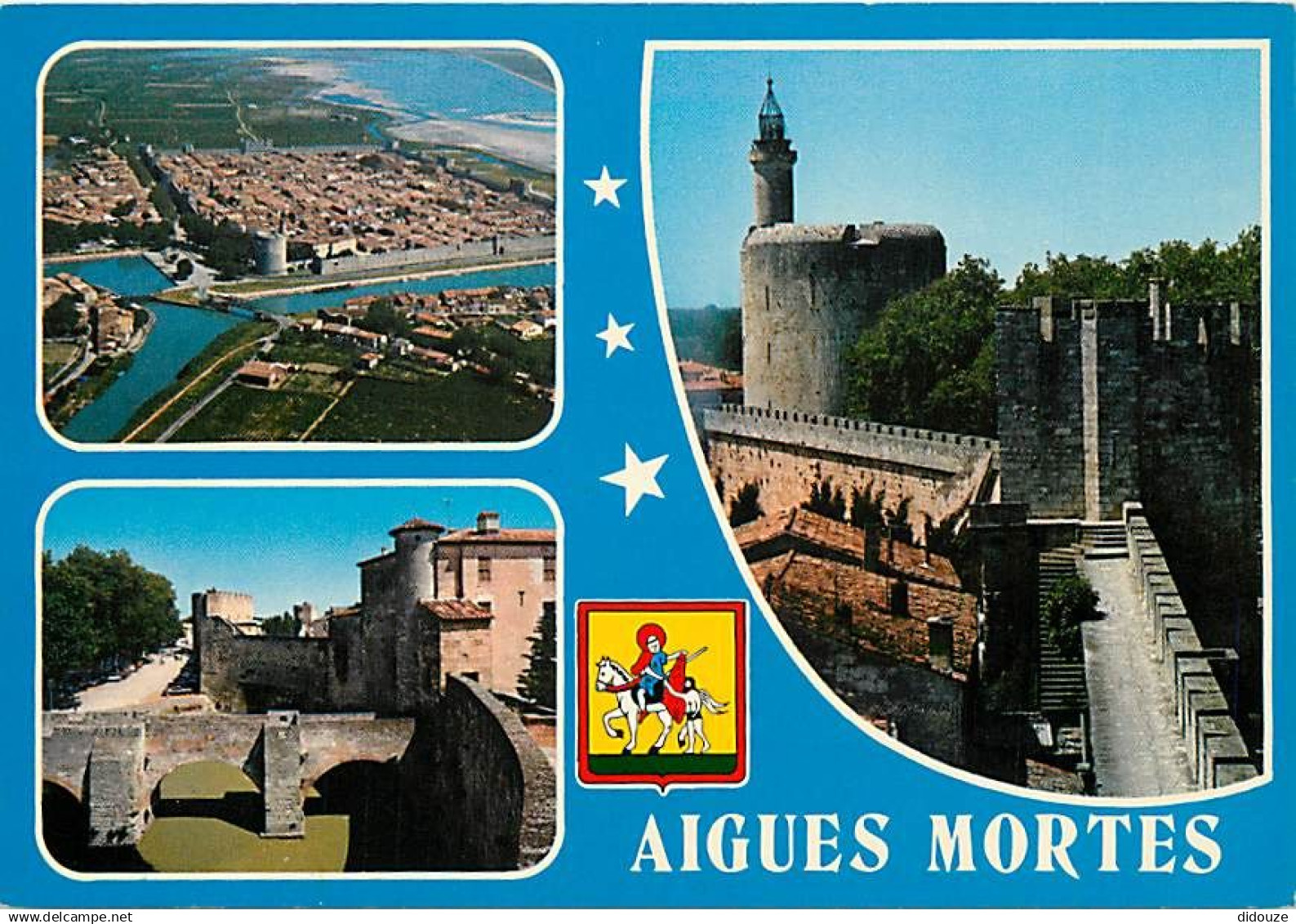 30 - Aigues Mortes - Multivues - Blasons - Carte Neuve - CPM - Voir Scans Recto-Verso