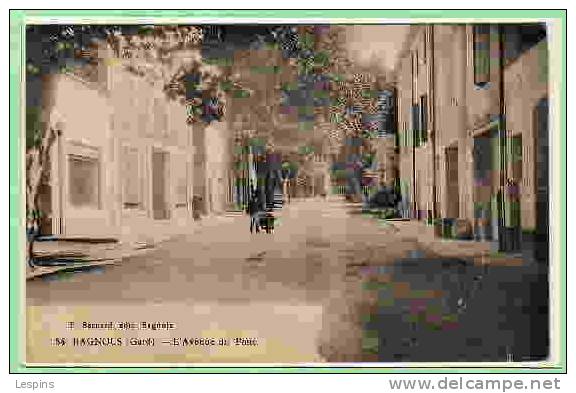 30- BAGNOLS sur Cèze -- L'Avenue du Pont