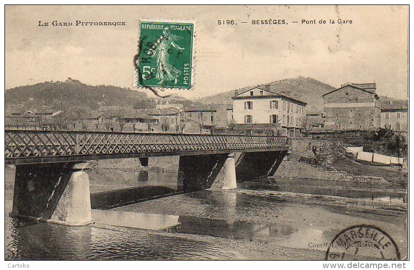 30 BESSEGES  Pont de la Gare