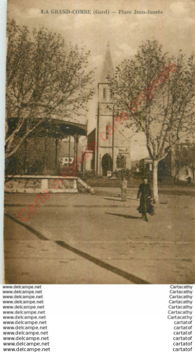 30.  LA GRAND COMBE . Place Jean jaurès .