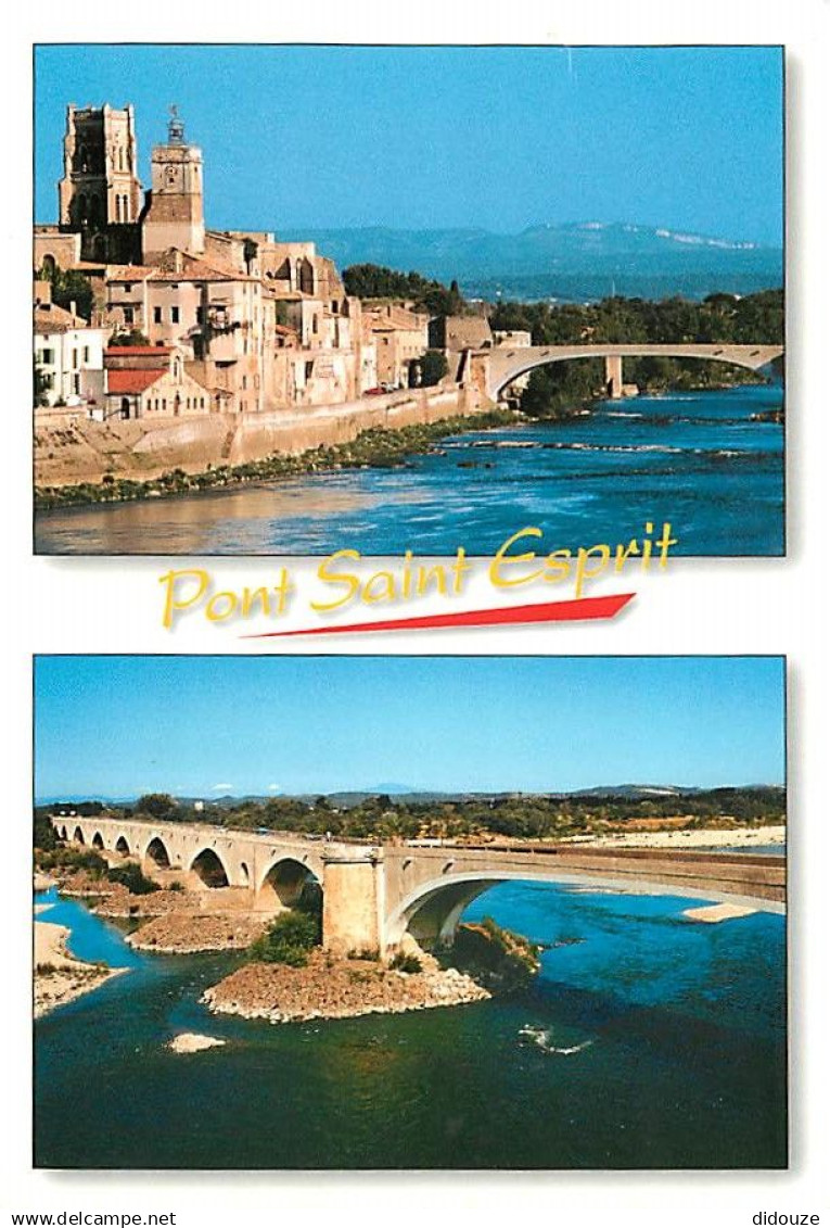 30 - Pont Saint Esprit - Multivues - Flamme Postale de Pont Saint Esprit - CPM - Voir Scans Recto-Verso