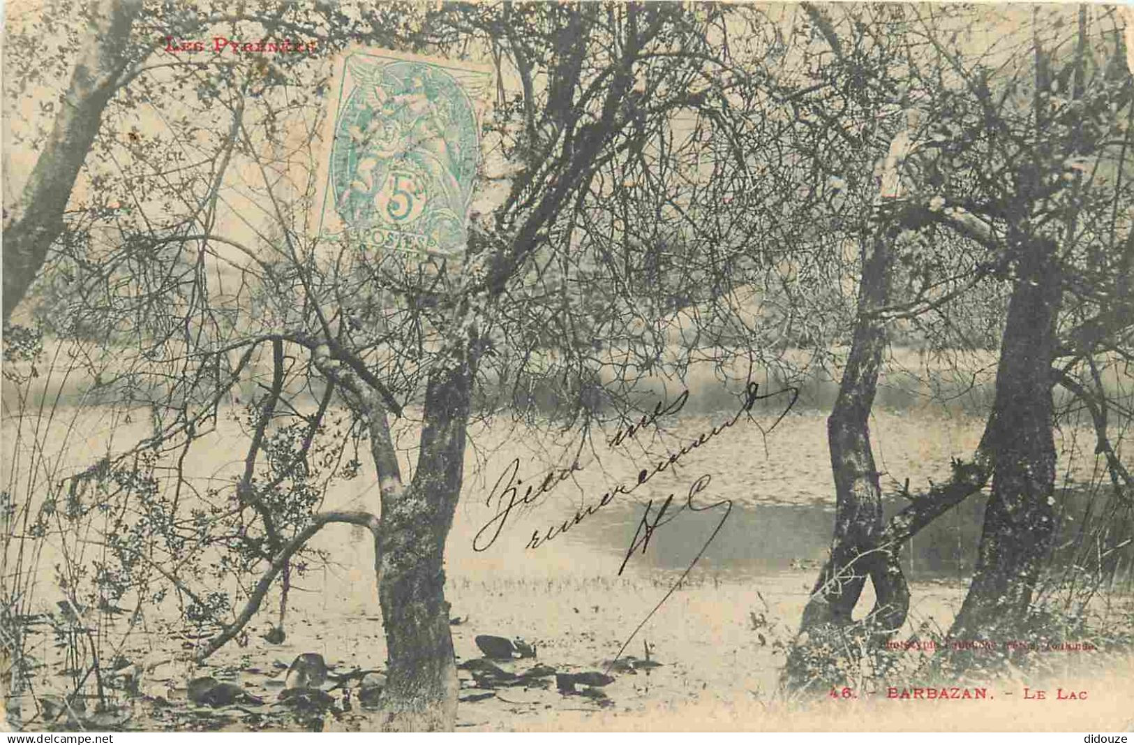 31 - Barbazan - Le Lac - CPA - Oblitération ronde de 1905 - Voir Scans Recto-Verso