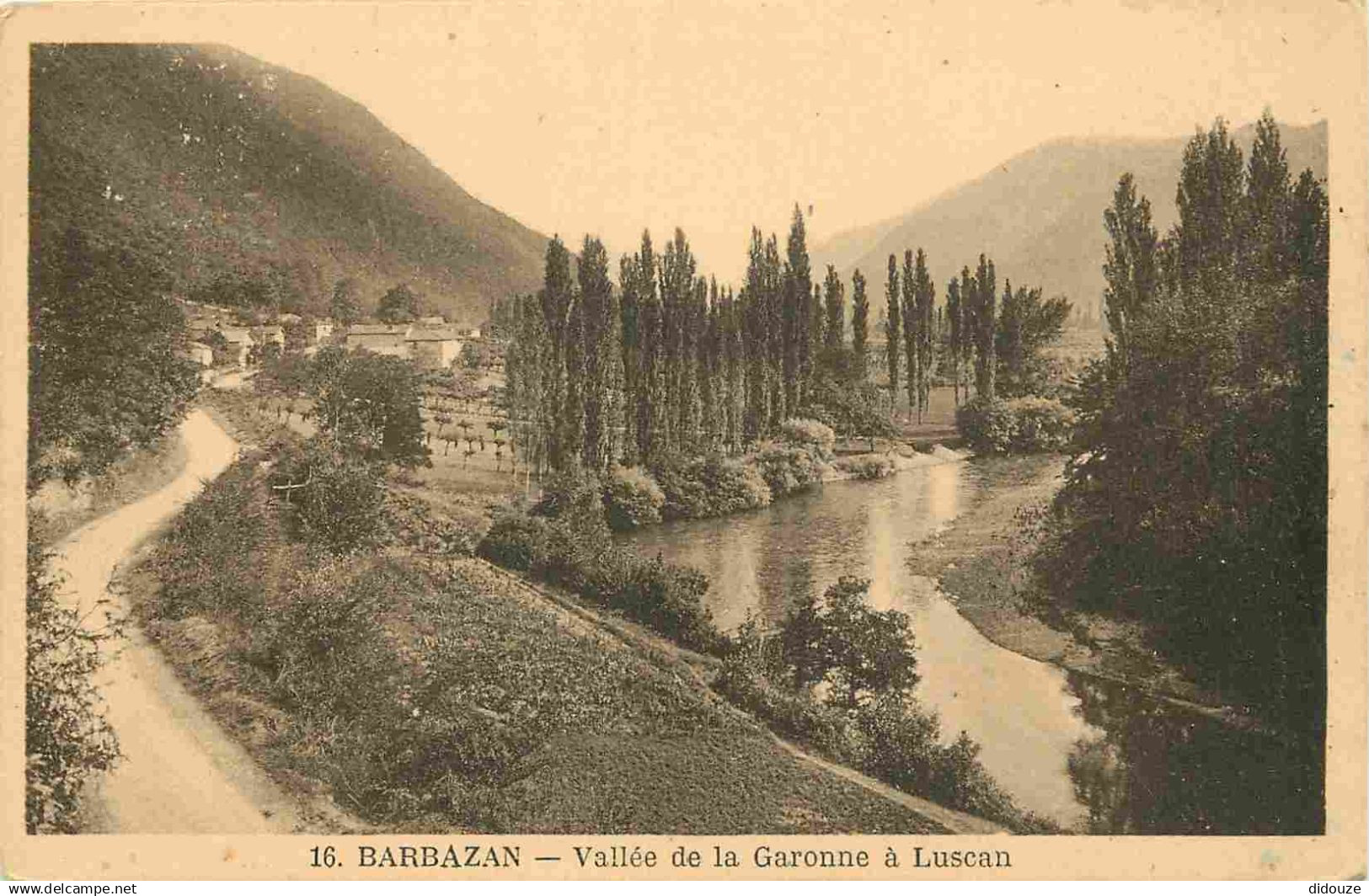 31 - Barbazan - Vallée de la Garonne à Luscan - CPA - Voir Scans Recto-Verso