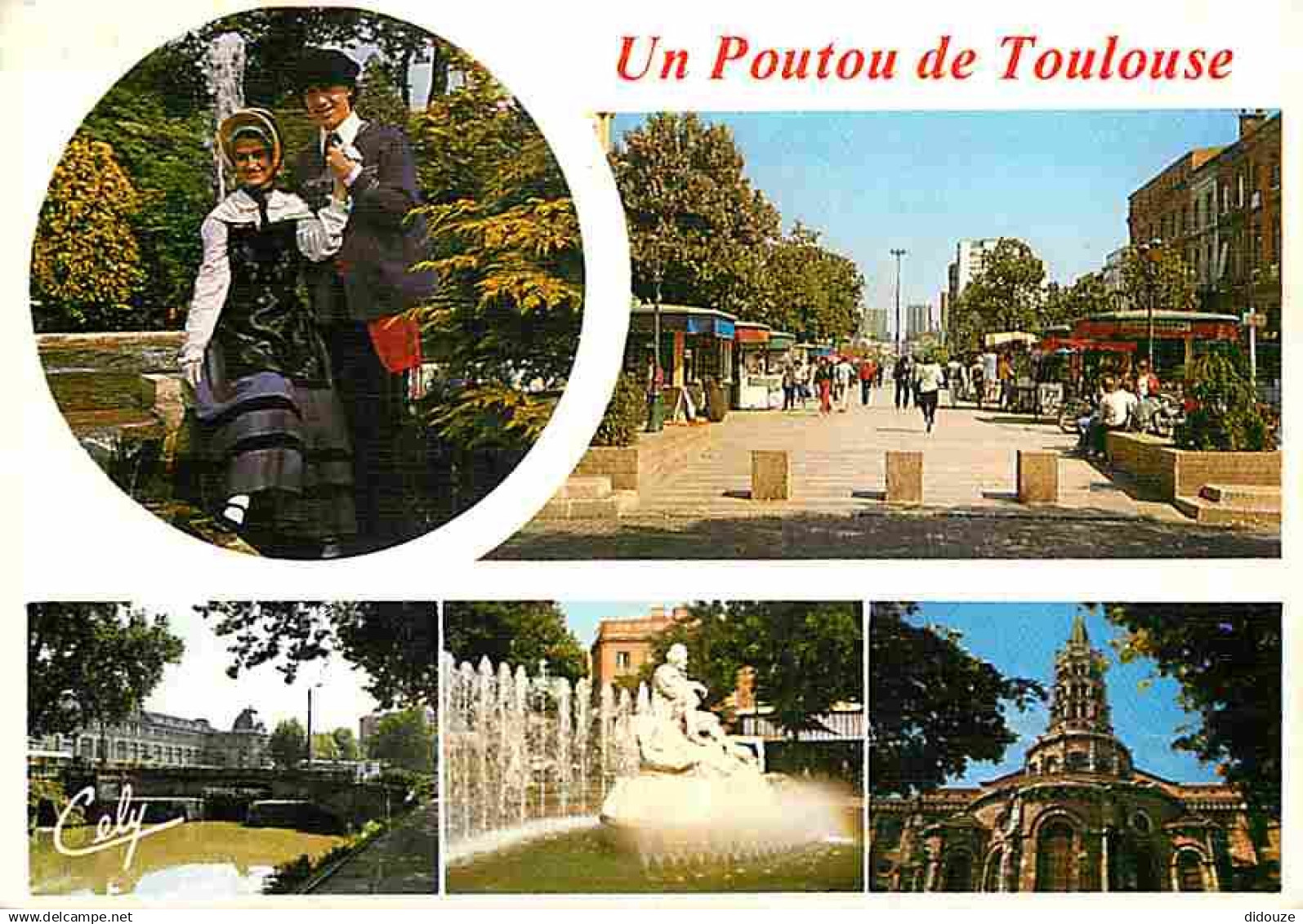 31 - Toulouse - Un poutou de Toulouse - Multivues - Folklore - CPM - Voir Scans Recto-Verso