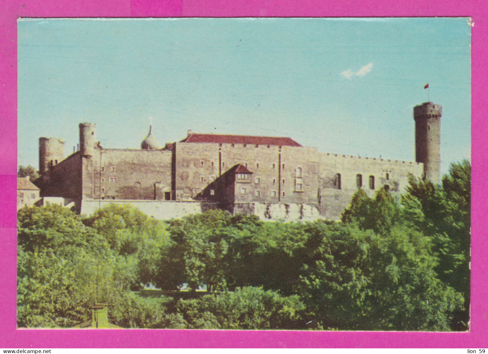 312450 / Estonia - Vyshgorod (Tallinn) - Toompeo Castle 1965 PC 10.5 x 7.2 cm.  Estland Estonie