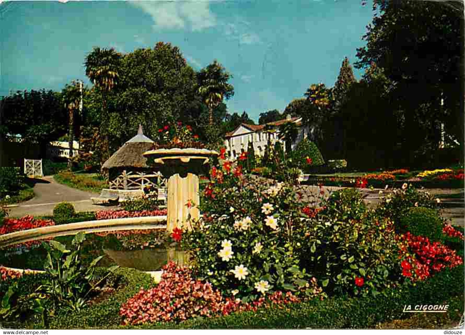 32 - Barbotan les Thermes - Le Parc - Fleurs - Flamme Postale de Barbotan les Thermes - CPM - Voir Scans Recto-Verso