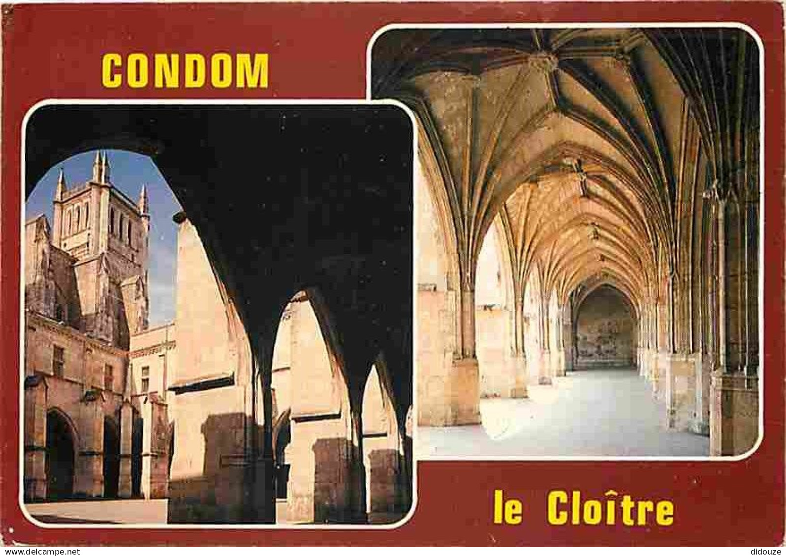 32 - Condom - Multivues - Le Cloitre - La cathédrale Saint-Pierre - Flamme Postale de Condom - CPM - Voir Scans Recto-Ve