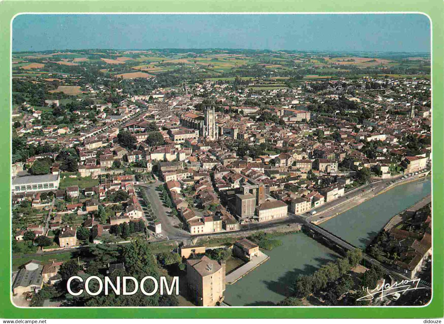 32 - Condom - Vue Générale aérienne - CPM - Voir Scans Recto-Verso