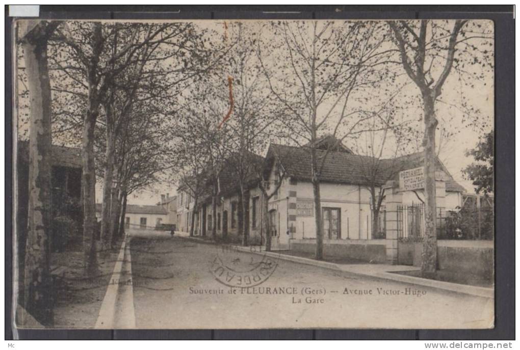 32 - Fleurance - Avenue Victor-Hugo - la Gare