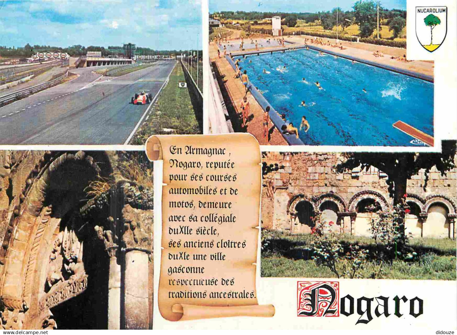 32 - Nogaro - Multivues - Blasons - Piscine - CPM - Voir Scans Recto-Verso