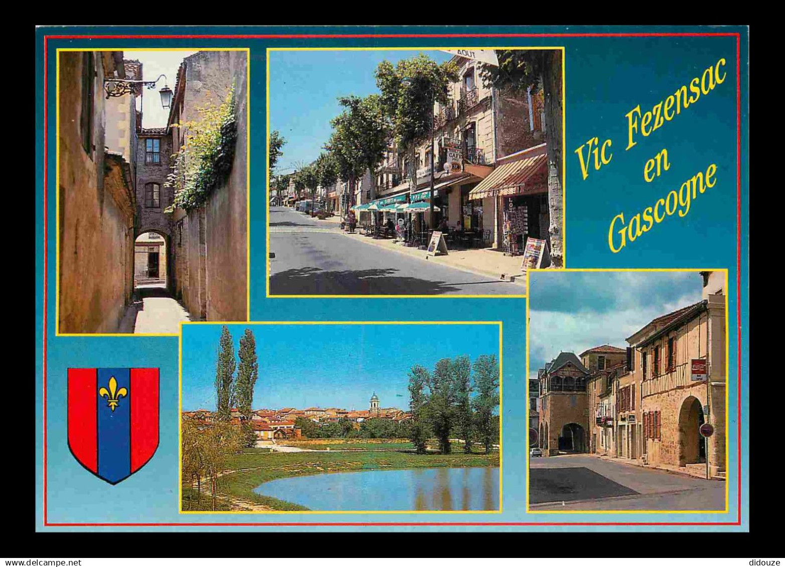 32 - Vic-Fezensac - Multivues - Blasons - CPM - Voir Scans Recto-Verso