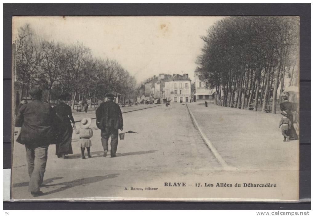 33 - Blaye - 17 . Les Allées de Debarcadère