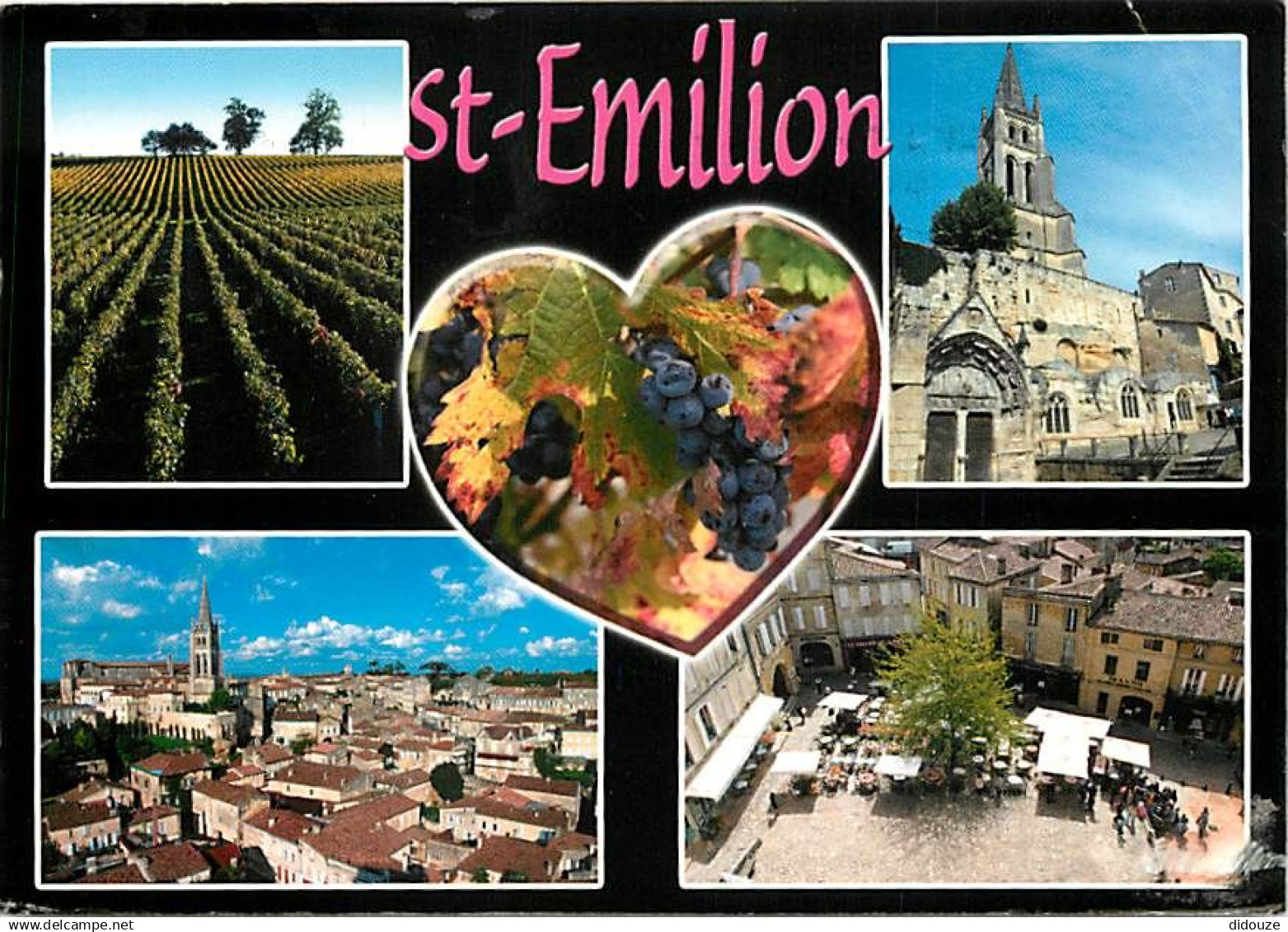 33 - Saint Emilion - Multivues - Raisins - CPM - Voir Scans Recto-Verso