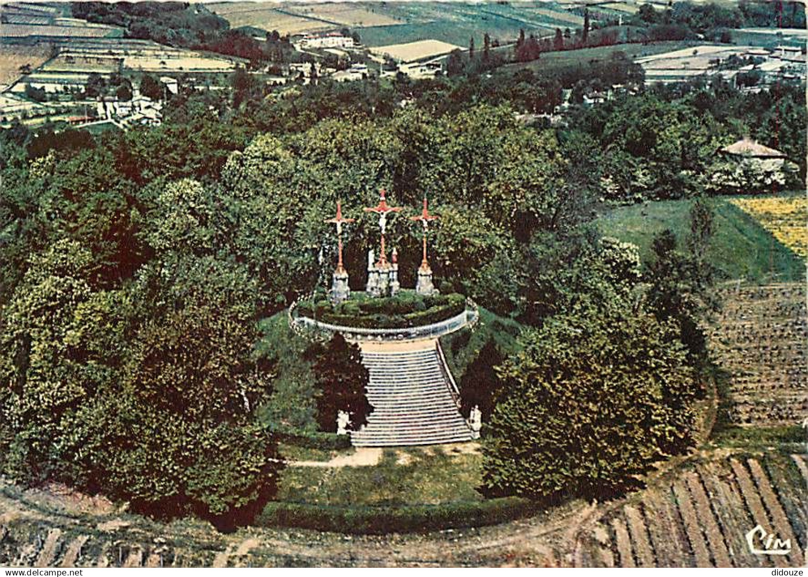 33 - Verdelais - Le Calvaire - Vue aérienne - CPM - Voir Scans Recto-Verso