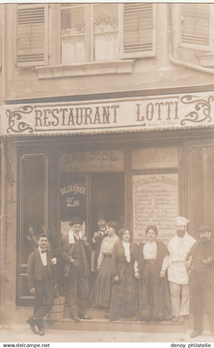 34/ BEZIERS -  carte Photo Restaurant Lotti  -