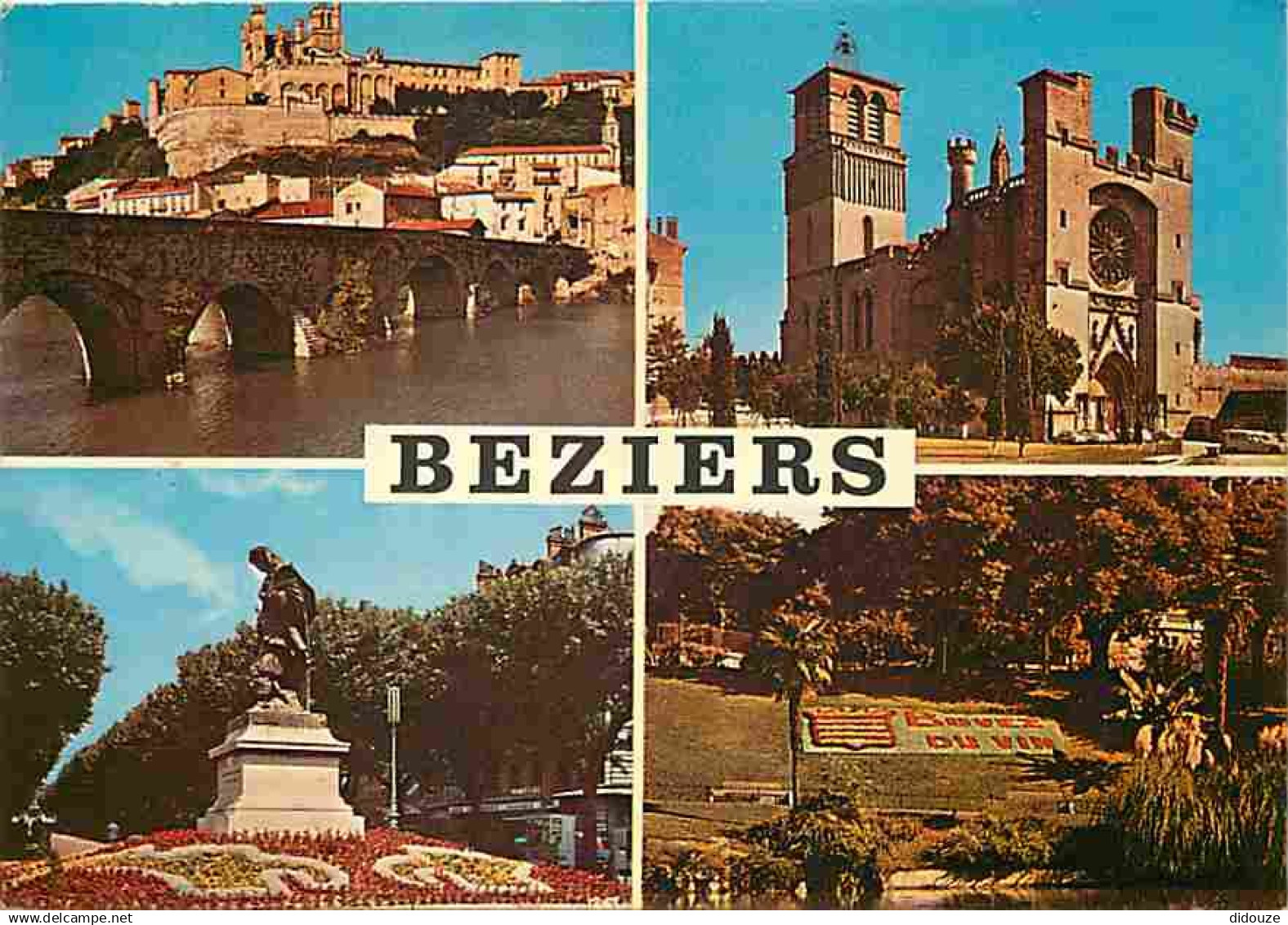 34 - Béziers - Multivues - Flamme Postale de Béziers - CPM - Voir Scans Recto-Verso