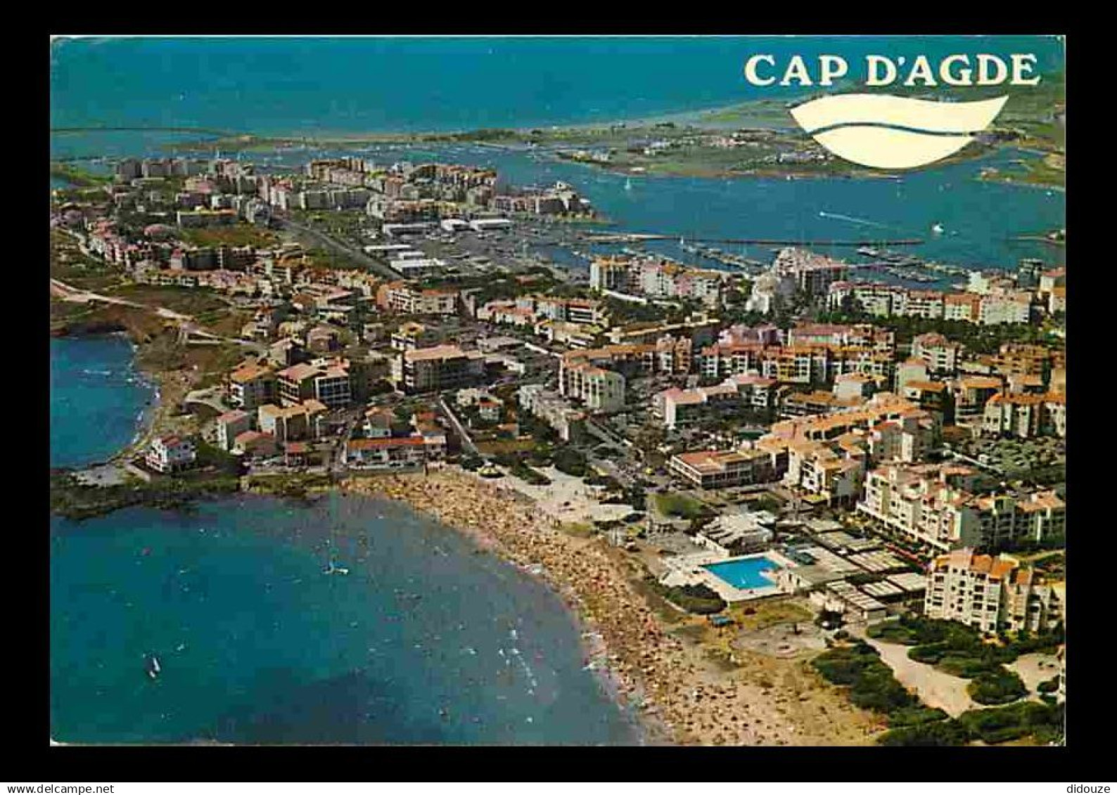 34 - Le Cap d'Agde - Vue Générale aérienne - Flamme Postale de Energie Languedoc Roussillon - CPM - Voir Scans Recto-Ver