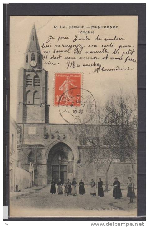 34 - Montagnac - l'Eglise