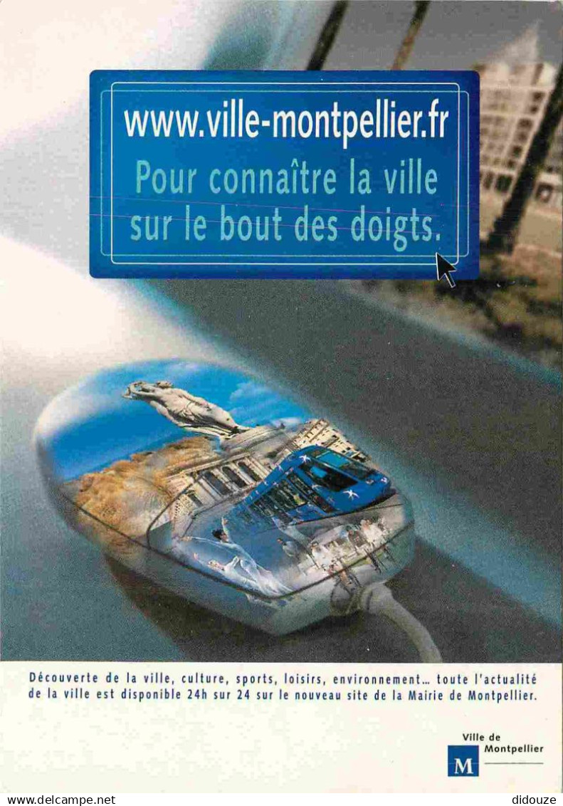 34 - Montpellier - Carte publicitaire - Ville de Montpellier - CPM - Carte Neuve - Voir Scans Recto-Verso