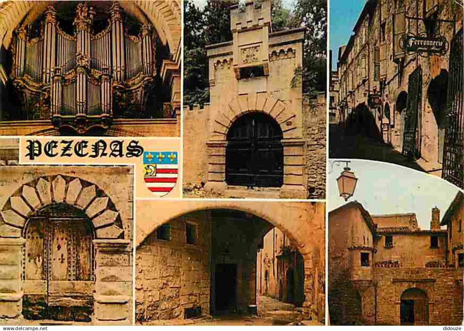 34 - Pezenas - Multivues - Blasons - CPM - Voir Scans Recto-Verso