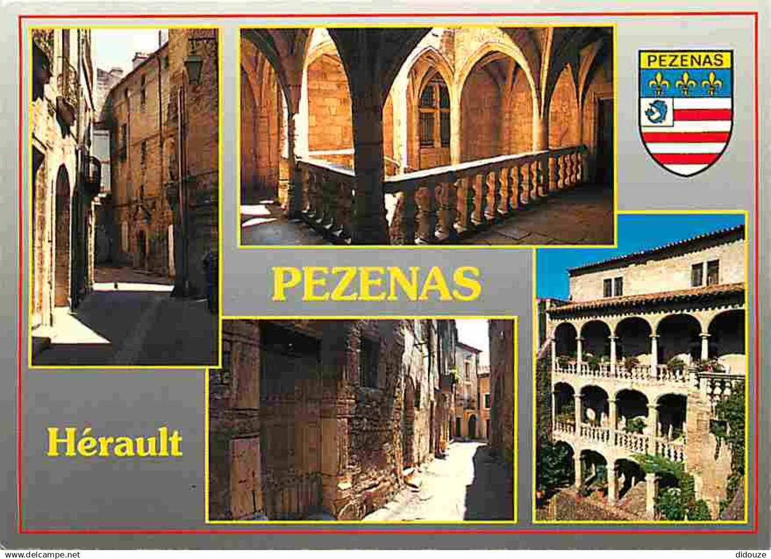 34 - Pezenas - Multivues - Blasons - CPM - Voir Scans Recto-Verso