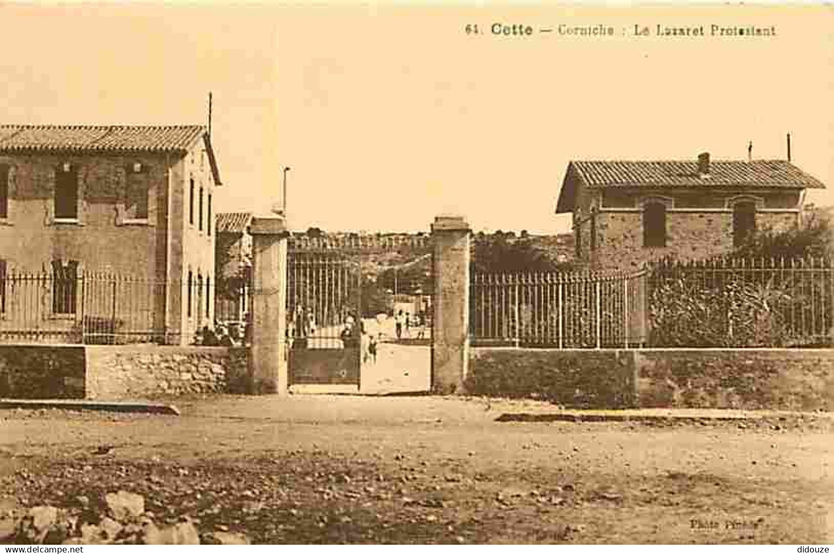 34 - Sète - Cette - Corniche - Le Lazaret Protestant - Animée - CPA - Voir Scans Recto-Verso