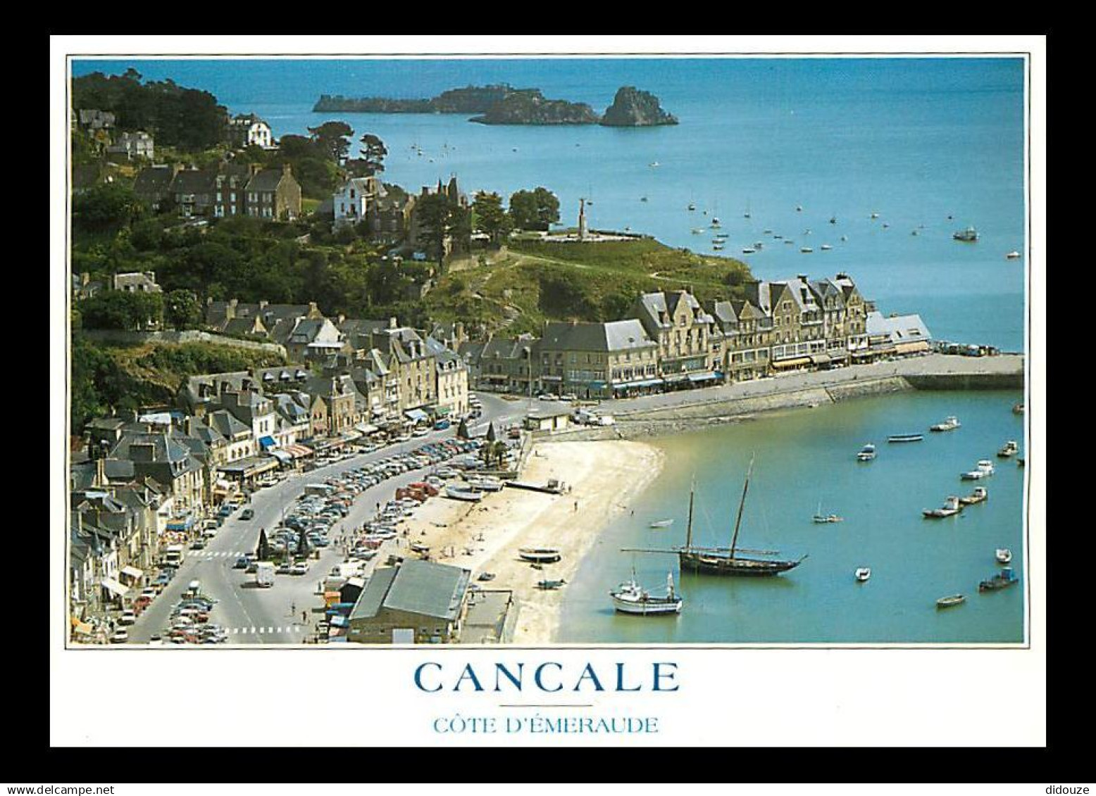 35 - Cancale - Le port de la Houle et le rocher de Cancale - Vue aérienne - CPM - Voir Scans Recto-Verso