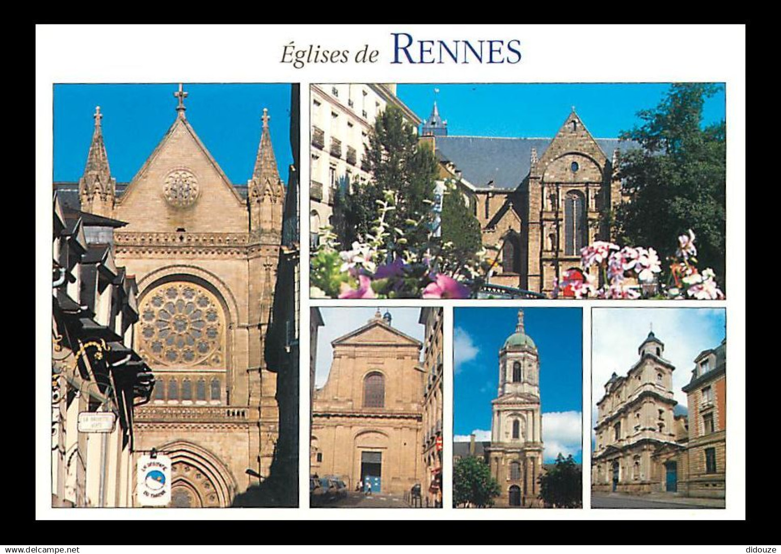 35 - Rennes - Eglises de Rennes - Multivues - CPM - Voir Scans Recto-Verso