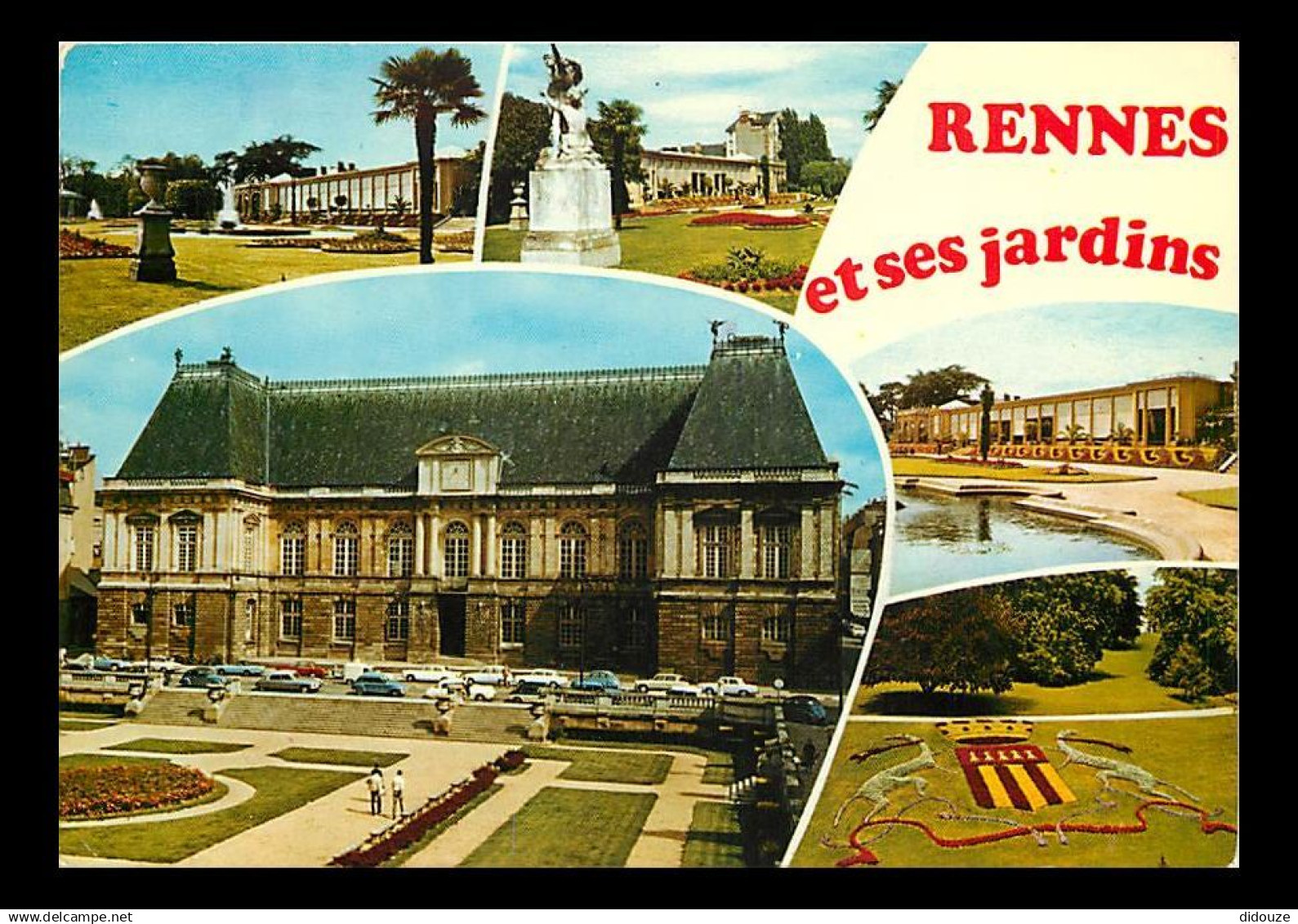 35 - Rennes - Les Jardins de Rennes - Multivues - CPM - Voir Scans Recto-Verso