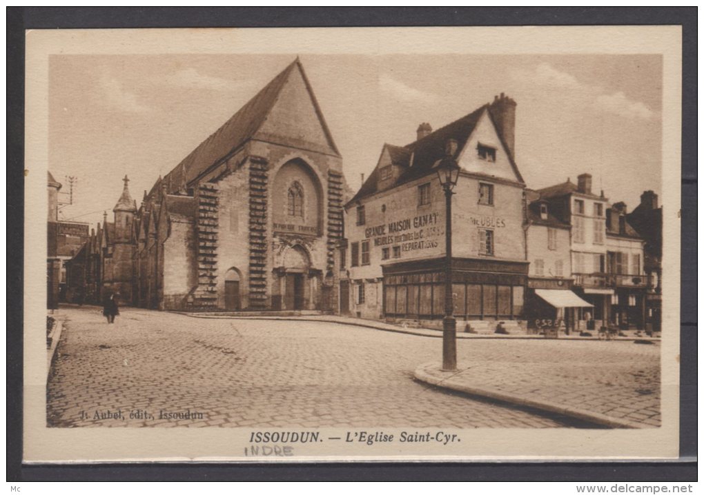 36 - Issoudun - L'Eglise Saint-Cyr - Grande Maison Ganat