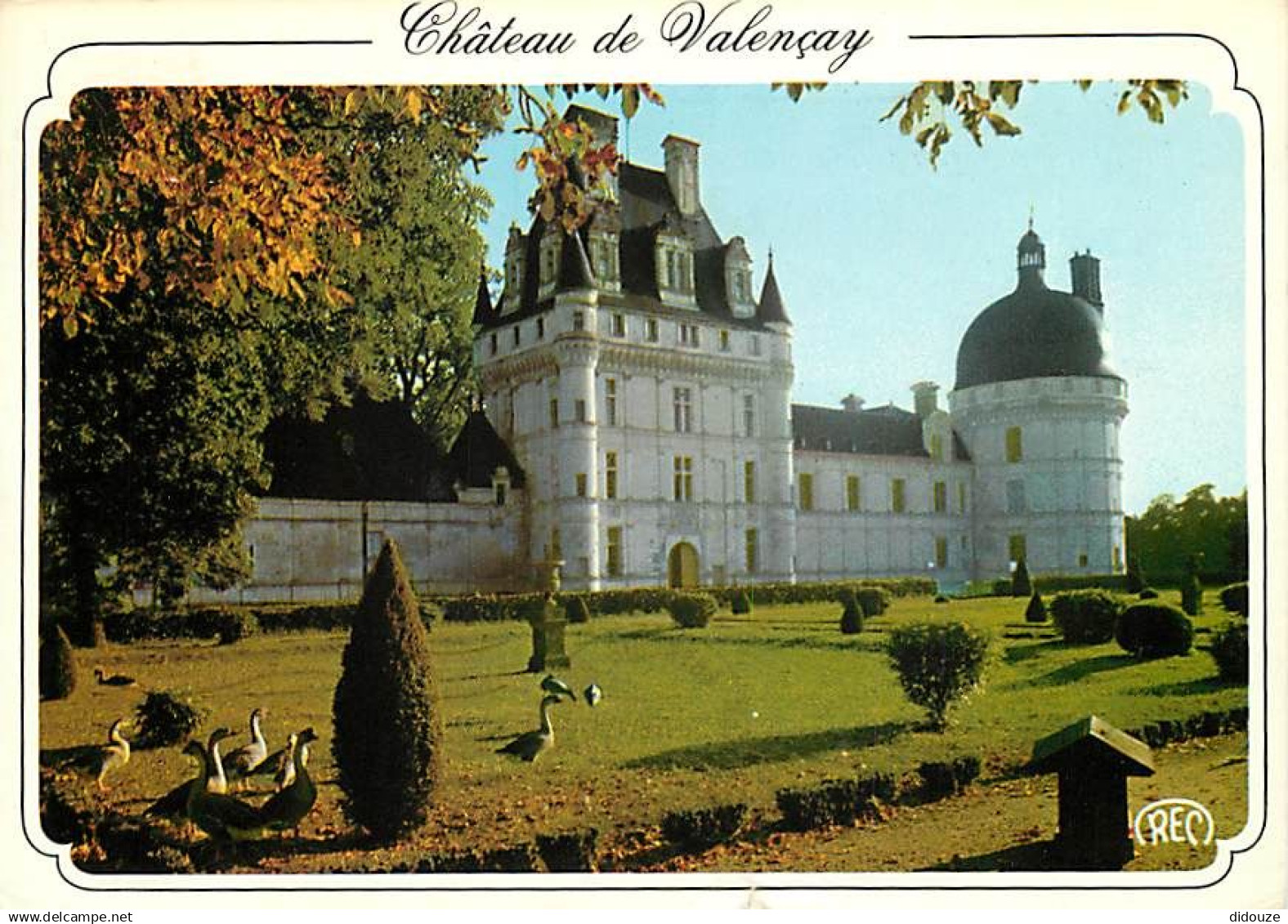 36 - Valençay - Le Château - Oies - Flamme Postale de Dun le Palestel - CPM - Voir Scans Recto-Verso