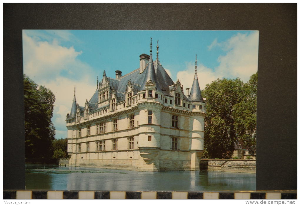 37- LOT DE 3 CP  AZAY LE RIDEAU     VOIR SCANS ET DESCRIPTIONS