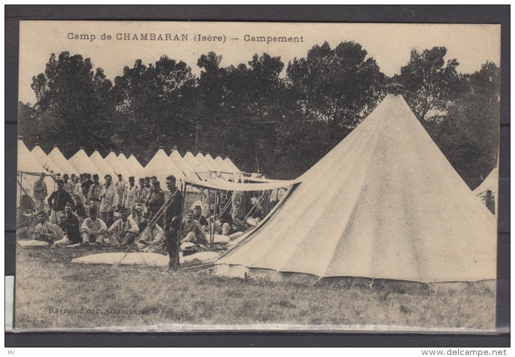 38 - Camp de Chambaran (Isère) - Campement