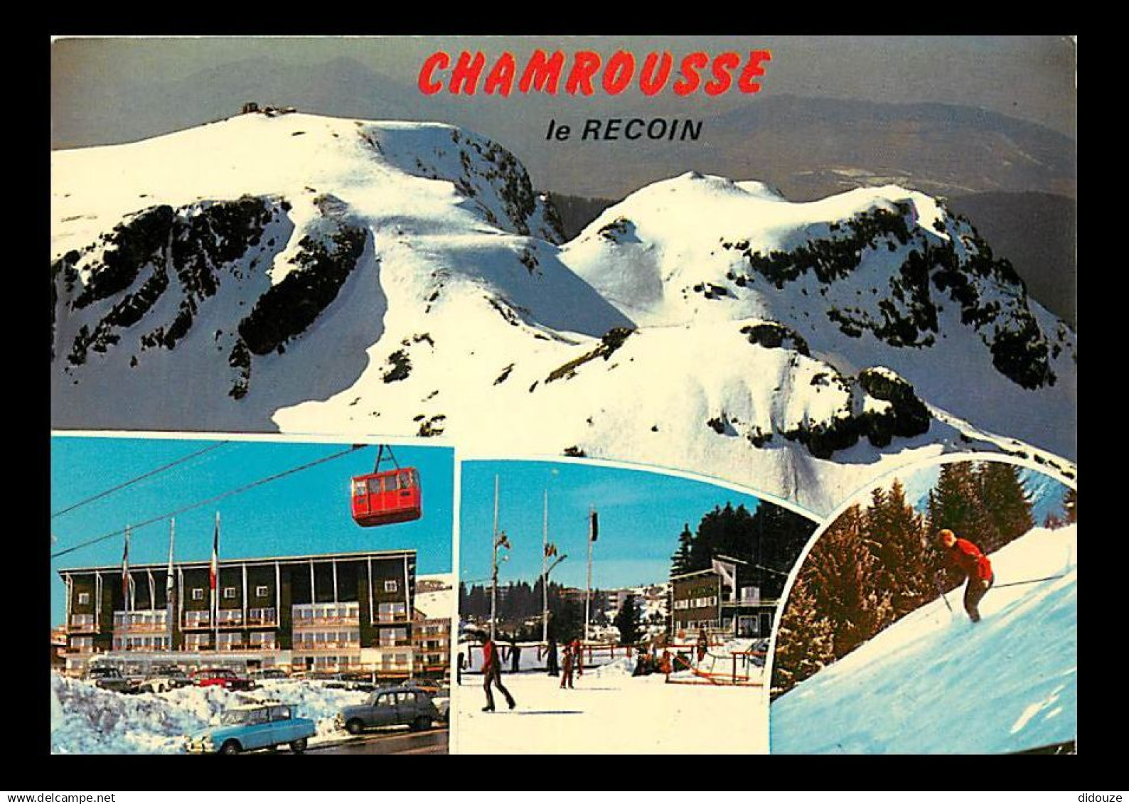 38 - Chamrousse - Multivues - Hiver - Neige - Automobiles - CPM - Voir Scans Recto-Verso