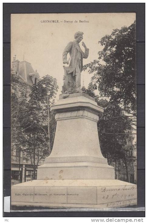 38 - Grenoble -  Statue de Berlioz