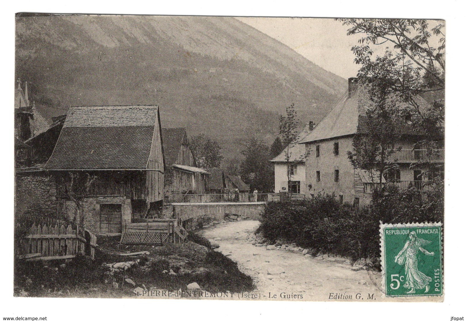 38 ISERE - SAINT PIERRE D'ENTREMONT Le Guiers (voir descriptif)