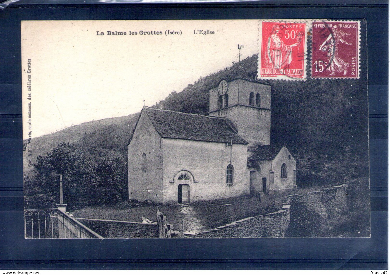 38. la balme les grottes. l'église