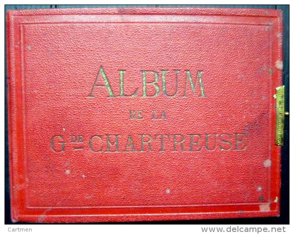 38 LA GRANDE CHARTREUSE ALBUM DE 20 PHOTOS ORIGINALES DU MONASTERE VERS 1890 SOUS PASSES