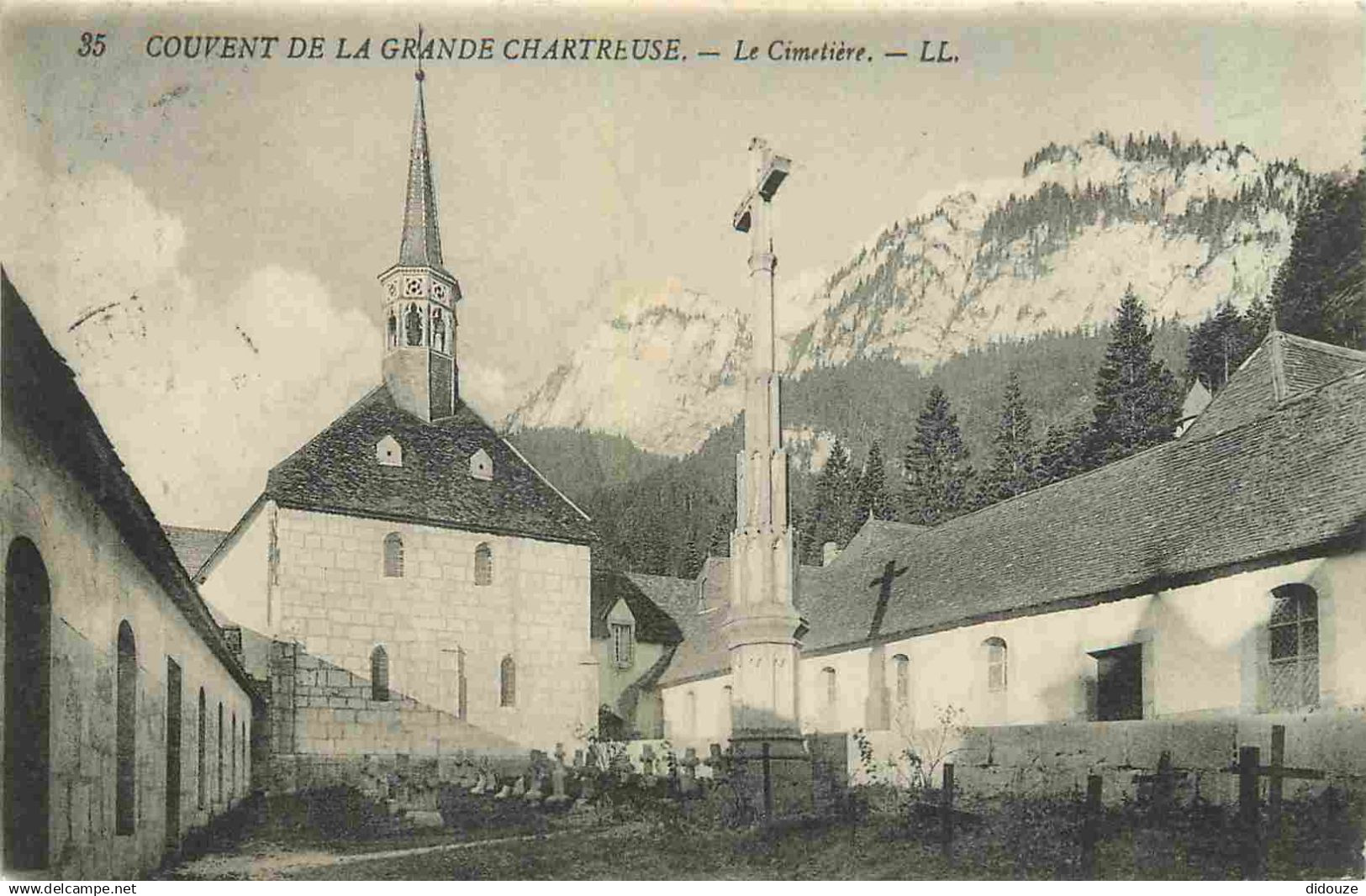 38 - La Grande Chartreuse - Couvent de la Grande Chartreuse - Le Cimetière - CPA - Voir Scans Recto-Verso