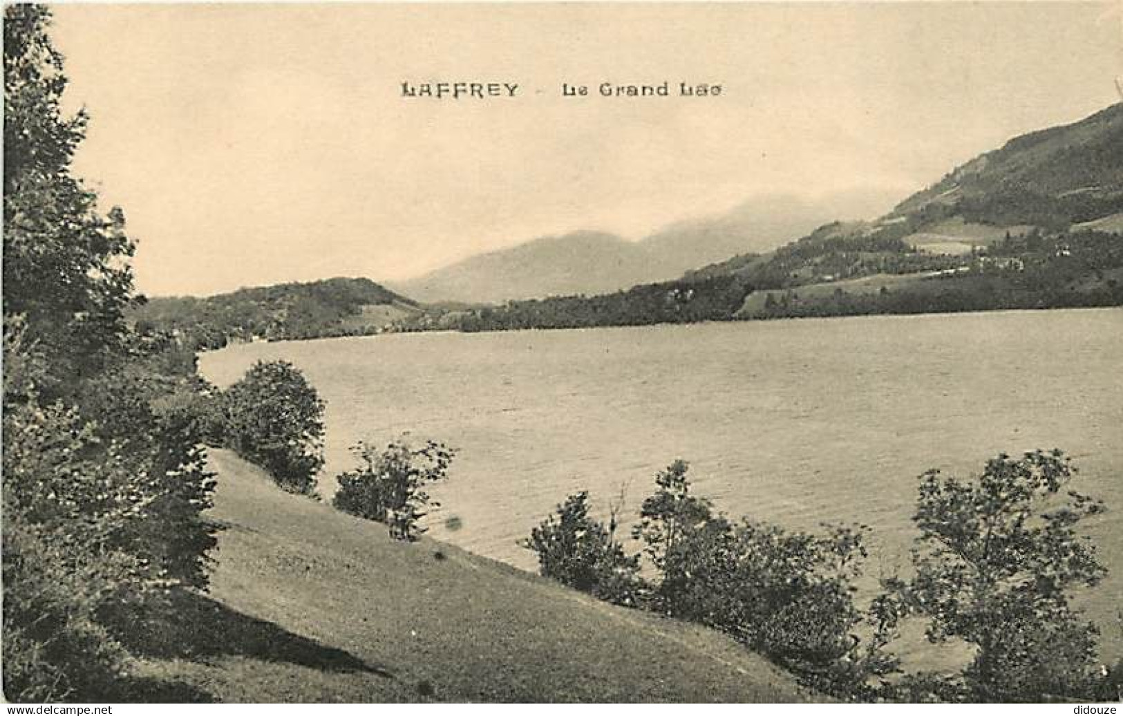 38 - Laffrey - Le grand Lac - CPA - Voir Scans Recto-Verso