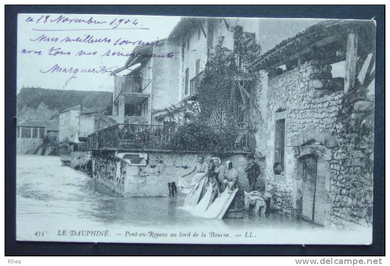 38 Pont-en-Royans lavoir lavandiere    D38D  K38319K  C38319C RH038431