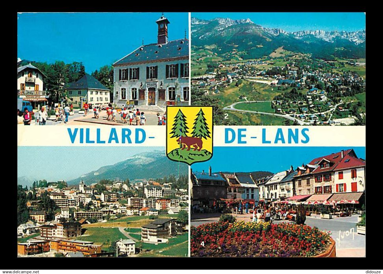 38 - Villard de Lans - Multivues - Blasons - Flamme Postale de Villard de Lans - CPM - Voir Scans Recto-Verso