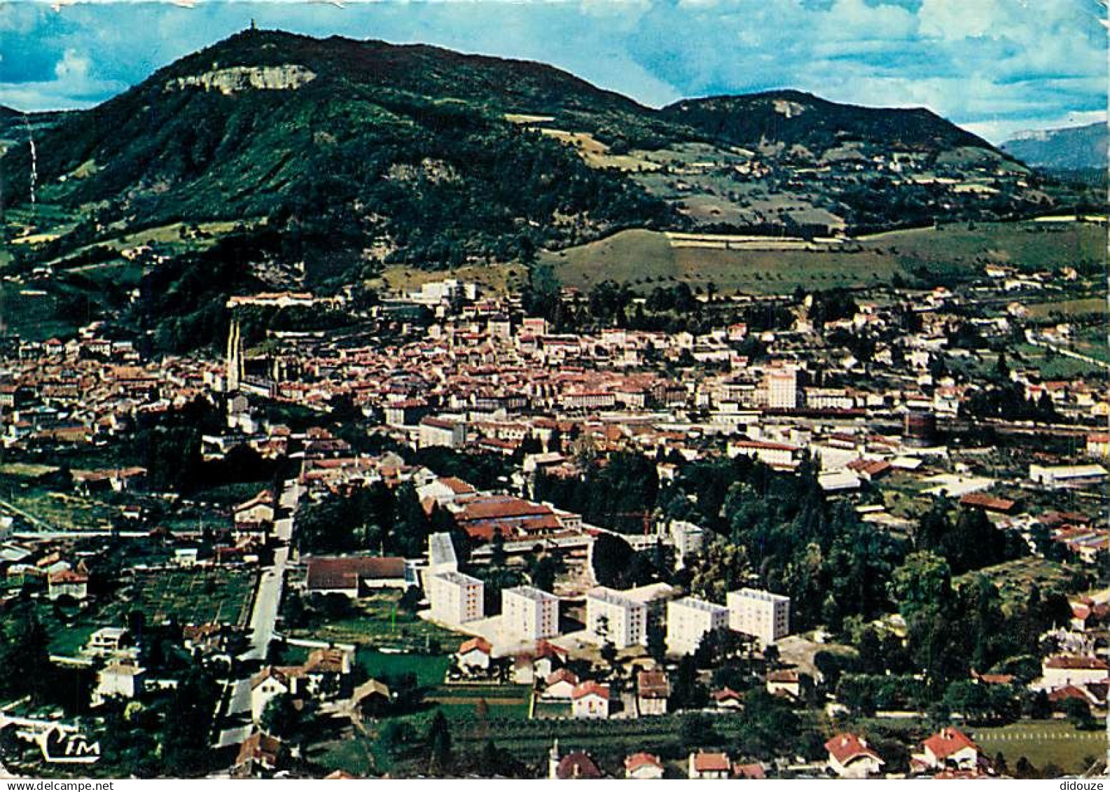 38 - Voiron - Vue Générale aérienne - Flamme Postale de Voiron - CPM - Voir Scans Recto-Verso