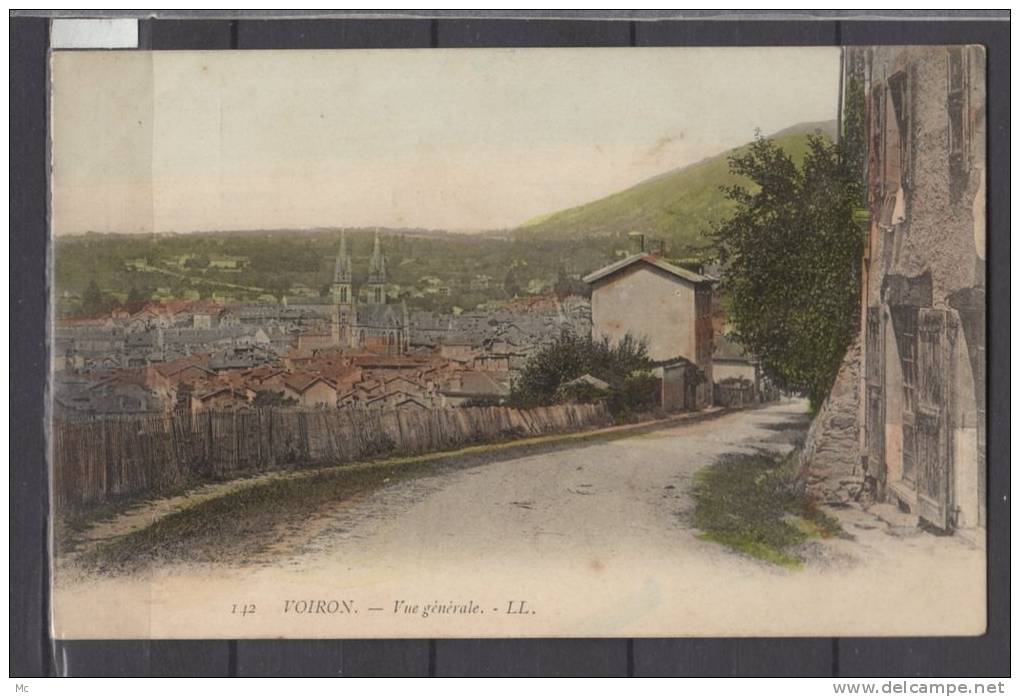 38 - Voiron - Vue Générale - Colorisée