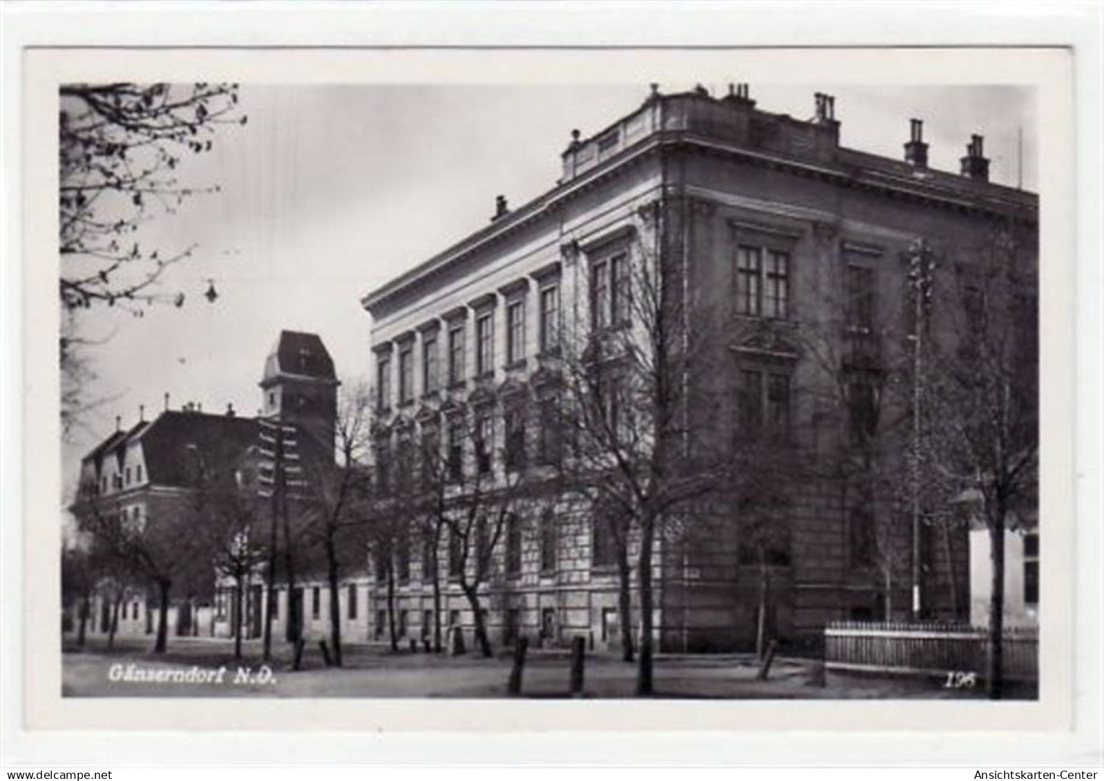 39006052 - Seltene Fotokarte von Gaenserndorf. Strassenparie. Ungelaufen. Sehr gute Erhaltung.